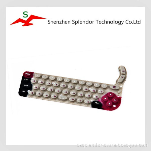 Durable Black Conductive Silicone rubber keypad